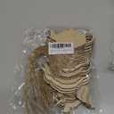 30 Pack 4 Inch Wood Teapot Cutouts Unfinished Wood Teapot Crafts Wooden Teapot Hanging Ornaments DIY Craft Gift Tags for Home Party Decoration