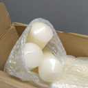 MTLEE 36 Pcs Pillar Candles Bulk Set of 3 Long Burning Wax Pillar Candles 2 in x 3, 6, 8 Inch Dripless Unscented Smokeless for Wedding Party Spa Lantern Fireplace Home(Ivory White)