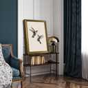 DR.RiftArt Hummingbird Wall Art Two Flying Birds Decor Painting, 24"L x 16"W