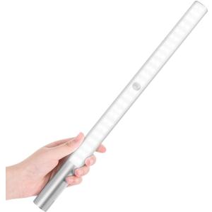 BLS LED Closet Light, T401 Super Bright Wireless Under Cabinet Lighting | Motion Sensor Light | Large 4500mAh Rechargeable Battery Powered | 6000K White Glow | 180 Days Battery Time (6000 Kelvin Clean White)
