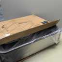 Stainless Steel Litter Box, Extra Large Litter Boxes for Big Cats, XLarge Metal Cat Litter Box with Lid, Anti-Urine Leakage XL Box with High Sides, Easy Clean, Non-Sticky (Dark Grey)