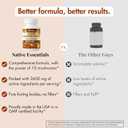 5 x 10-in-1 Mushroom Complex with Lions Mane, Reishi, Cordyceps - 2600mg Focus Energy Immune Support Supplement, 90 Capsules