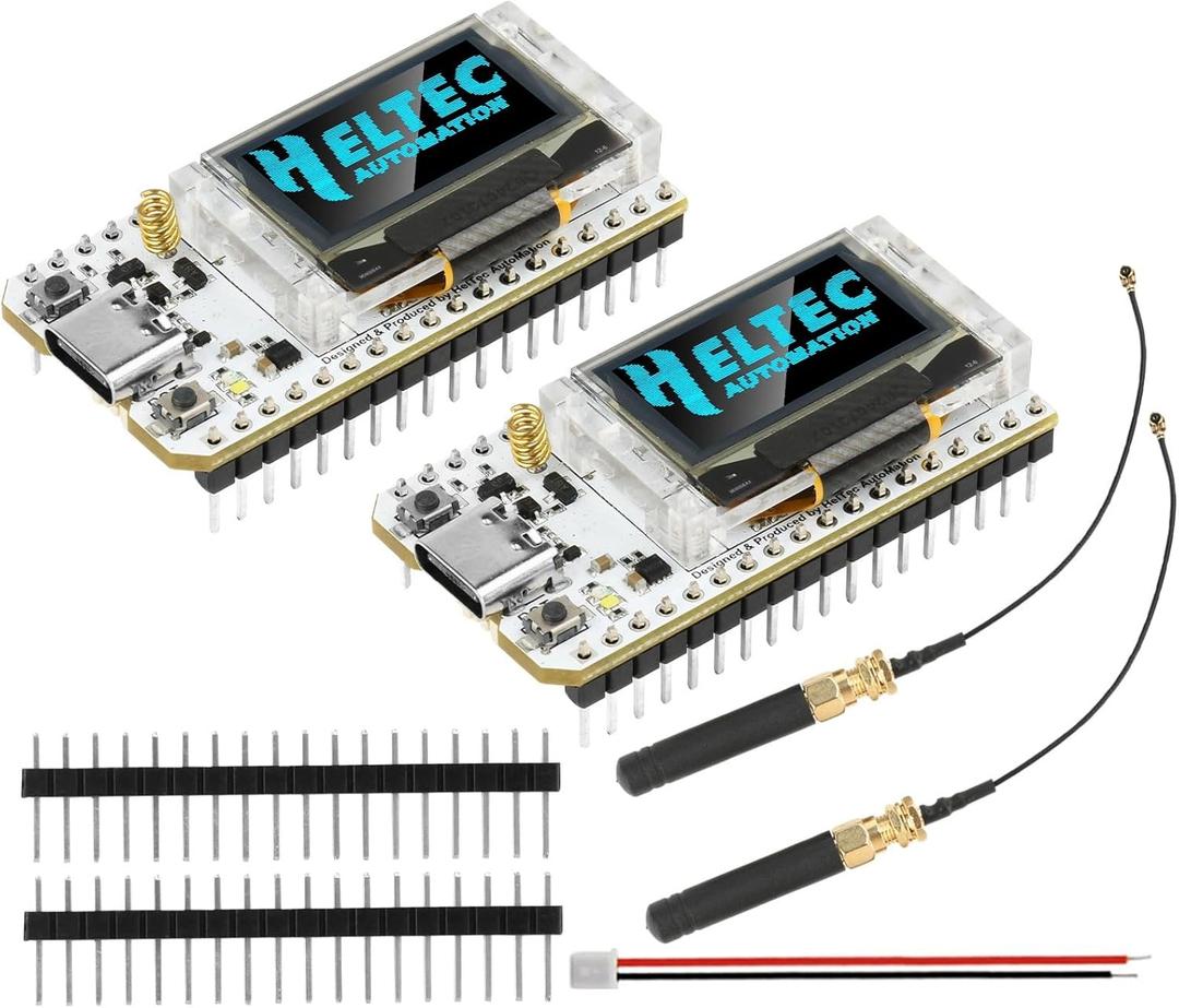 LoRa V3 ESP32 LoRa V3 Development Board, SX1262 ESP32 V3 Dual-core OLED Type C WI-FI Kit OLED Display ESP32 Module CP2012 863-928 MHz for IOT Meshtastic Arduin0, 2-Pack