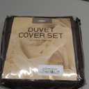 King Duvet Cover Set - King Soft Prewashed Chocolate Brown Duvet Cover, 3 Piece Set with Zipper Closure, 1 Duvet Cover 104x90 inches and 2 Pillow Shams (06 - Chocolate Brown (No Comforter))