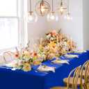 sancua Royal Blue Tablecloth for 8 Foot Rectangle Tables, 6 Pack - 60x120 Inch - Washable Fabric Table Cloth, Reusable Polyester Table Covers for Wedding Party, Banquet, Independence Day, July 4th