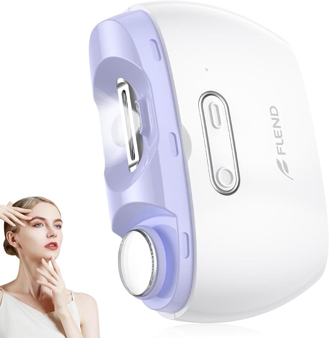 Electric 2-in-1 Nail Clipper & Polisher, 2-Speed Safe Fingernail Trimmer for All Ages, Rechargeable Automatic Nail Clipper with Light, Manicure Set for Baby Kids Seniors & Weak Hands