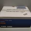 PHORUS 52" Low Profile Ceiling Fans with Lights and Remote,Modern Flush Mount Ceiling Fans with Quiet Reversible DC Motor, Dimmable 3 Colors 6 Speeds