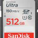 SanDisk 512GB Ultra SDXC UHS-I Memory Card - Up to 150MB/s, C10, U1, Full HD, SD Card - SDSDUNC-512G-GN6IN