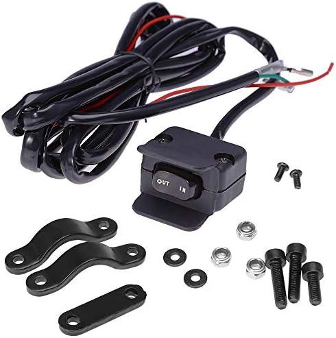 12V Winch Rocker Thumb Switch with Mounting Bracket Handle Bar Control Switch for KFI, WARN, Ramsey, SUPERWINCH, Champion, Venom, Badland etc. 12V Winch Rocker Thumb Switch with Mounting Bracket Handle Bar Control Switch for KFI, WARN, Ramsey, SUPERWINCH, Champion, Venom, Badland etc.
