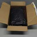 Tlswshsy 4.2 Ft Black Inflatable Hot Tub Cover- Energy Saving lid for Square Hot Tub- Foldable Protective Rain Overflow Cover with Handle for Outdoor Inflatable Hot Tubs