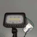 Backyard Lights Outdoor Security, 3rd Gen 16W UL Listed Landscape Lights, 1600Lumen LED Flood Light Outdoor Waterproof, 5000K Daylight White, 1/2" Knuckle Mount, 120V,