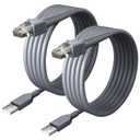 (2PCS) 6.5ft Scanner Charger Cable for Symbol/Motorola/Zebra DS8108 Scanner Cable LS2208 LS4278 LS3578 DS2208 DS6878 DS9808 DS4208 DS9208 DS8178 DS9308 DS9908 STB4278 LI4278 USB Cable CBA-U01-S07ZAR