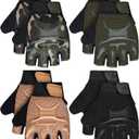 SATINIOR 4 Pairs Kids Half Finger Cycling Sport Gloves (4-6 Years)