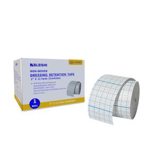 NBLEISHI Non-Woven Dressing Retention Tape,2InchesX11Yards,Gentle Adhesive Bandage, Hypoallergenic and Breathable,Medical Grade Wound Dressing Tape Sensitive Skin for Wound Care（Pack of 1Roll）