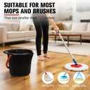 Matthew Cleaning 4.2 Gallon Mop Bucket, Heavy Duty Plastic Cleaning Bucket with Built-in Pour Spout, Mop Holder and Comfort Grip Handle, House and Commercial Cleaning Supplies, 3 Pack Mixed Color
