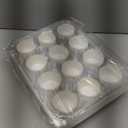 Plastic Cupcake Containers 12 Count (12 Sets), Stackable Cupcake Boxes Holders with Tall Dome Lid, Disposable Cupcake Carrier Trays Include 150 Cupcake Liners