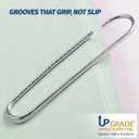 Upgrade Office Supply Jumbo Paper Clips, Non Skid, 1.9 Inch, 300 Count (3 Boxes of 100), Silver, Made in USA