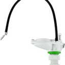 Plumb Pak, White Keeney K830-15 Toilet Fill Valve Mini Pilot Anti-Siphon, Pack of 1
