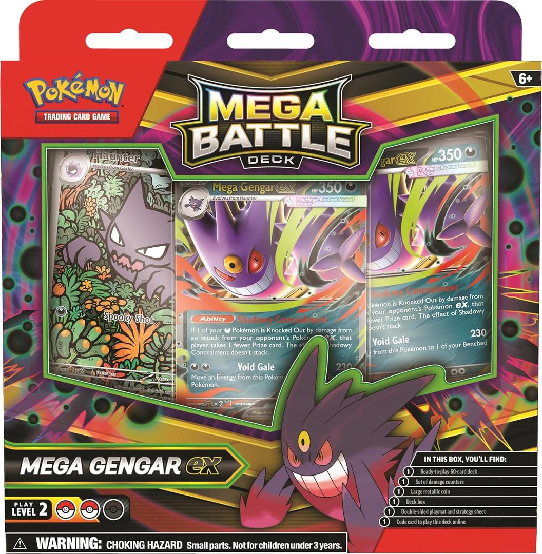 Pokmon TCG: Mega Battle DeckMega Gengar ex/Mega Diancie ex