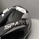 Youth Adult Dirt Bike,Motocross Helmets DOT Approved (YS-Silver, XL)