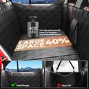 Surfcabin Back Seat Extender for Dogs Waterproof Dog Seat Cover for Back Seat with Door Protection, Easy to Use and Clean, Hard Bottom, Holds 420 lbs Dog Hammock for Cars, SUVs & Small-Size Trucks