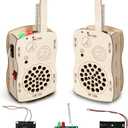 STEM Science Kits Toys DIY Walkie Talkie Kit for Kids Age 8-14, Science Project Electronics Kit Educational Building Toy Gifts for Boys Girls Kids Teen Ages 8-10 10-12