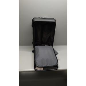 20 Expandable Carry on Luggage Front Opening, 22x14x9 Airline Approved Hardshell Spinner Carry-on Suitcase with Wheels, TSA Lock, Lightweight Durable Travel Luggage (Black, 20 inch)