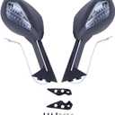 1 Pair Turn Signals Light Rearview Mirrors Compatible with Ducati 959 Panigale 2016-2020 Compatible with Ducati 1299 Panigale 2015-2019