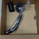 Moen Genta LX Matte Black Pressure Balancing Eco-Performance Modern Shower Trim with Showerhead and Lever Handle, Posi-Temp Valve Required, T2472EPBL