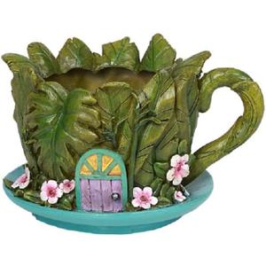Pacific Giftware PTC Fairy Garden Land Floral Planter