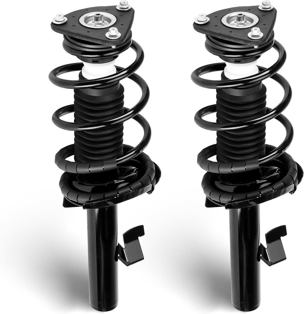 Front Complete Struts Assembly w/Coil Spring Shock Absorber Compatible with Mazda 3 2004-2010 Exc. MazdaSpeed, for Mazda 3 2.0L 2.5L 2011-2013, for 06-10 MAZDA 5, Replace for 172263 172264