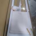 Ideal Pet Products Aluminum Pet Patio Door, Adjustable Height 77-5/8" to 80-3/8", 10-1/2" x 15" Flap Size, White