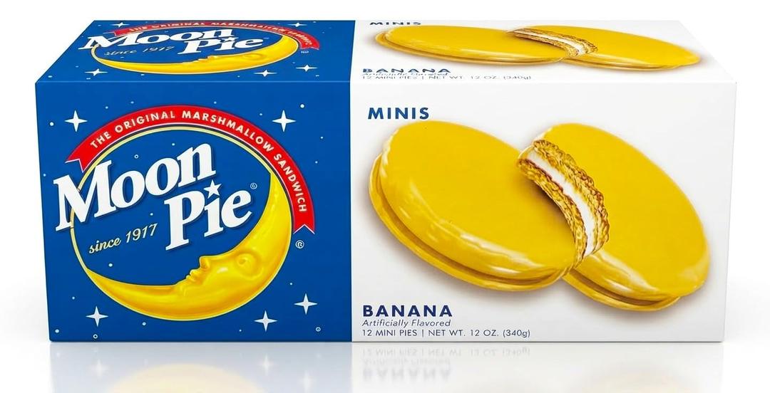 Mini Moon Pies 12ct Box (Pack of 1) (Banana) (EXP 07/28/26)