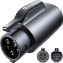 Tesla to J1772 Charger Adapter, Max 80A 240V for J1772 EVs Only, NACS to J1772 Electric Vehicles Charging Adapter, Compatible with Tesla Mobile Charger, Wall Connector, Destination