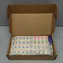 American Mahjong Set 166 Mahjong Tile Set American Mahjong Game Set 1.2-inch Mahjong Set