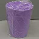 UUJOLY Small Trash Can Wastebasket Garbage Can Container Bins for Bathrooms, Laundry Room, Kitchens, Offices, Kids Rooms, Dorms (Taro Purple) (1 Pack)