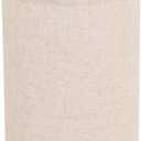 Beige Linen Tall Drum Lampshade, 10" Top x 10" Bottom x 13" High Lamp Shade, Lamp Shade Replacement for Table and Floor Lamps, Pendant Light, Handcrafted Lampshade, Easy Assembly