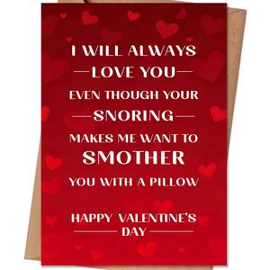 7 x Valentines Day Gifts for Him, Valentines Day Card Gift for Husband Men, Funny Valentine's Day Card for Him, Mens Valentines Day Gifts (QQ-146)