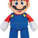 Super Mario It's-A Me, Mario! Collectible Action Figure, Talking Posable Mario Figure, 30+ Phrases and Game Sounds  12 Inches Tall!