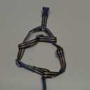 Stripe Step in Dog Harness for Small Dogs, Freedom Nylon Dog Halter Vests, Lightweight and Escape Proof Puppy Harness, Quick Fits for Small Medium and Large Dogs, Blue XS