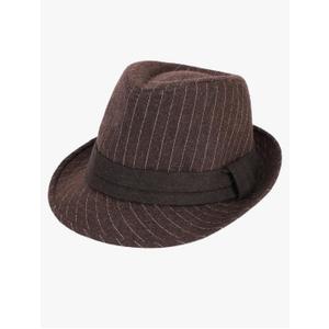 Unisex Fedora Hat Classic Trilby Hats Short Brim Manhattan Gangster Jazz Hat Timelessly Felt Stripe Fedora Dress Hats