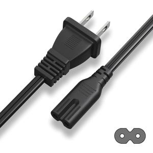 [UL Listed] 6Ft AC TV Power Cord Cable Compatible with Apple TV 1st,2nd,3rd,4th,5th Generation (4K)