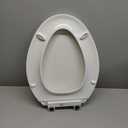 KOHLER 4636-RL-0 Cachet ReadyLatch Elongated Toilet Seat Slow Close, Soft Close Toilet Seat Quiet Lid, Contoured Grip-Tight Bumpers Installation Hardware, Apartment Essentials, White