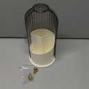 Toothbrush Holders with Sliding Lid, Rotating 3 Slots Bathroom Organizer Countertop, Tooth Brush Toothpaste Holder Bathroom Counter Stand Sink Organizer Caddy for Vanity Makeup Brushes Holder (White+Transparent Black)