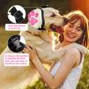 Upgraded Dog Ear Muffs for Noise Protection - 22dB NRR Noise Cancelling Headphones with Dog Paw Design, Calming Earmuffs for Thunder, Fireworks & Hunting (XXXS, White-Pink) (Pink)