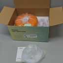 Glivpny Mushroom Lamp for Bedroom,Mid Century Modern Lamp for Nightstand, Dimmable Retro Egg Tart Bedside Small Lamps,Unique Home Mushroom Decor Aesthetic Cute Table Lamps for Living Room (Orange)