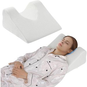 BALAPET Facial Surgery Recovery Pillow, Memory Foam Support Back Sleeping Training Pillow for After Face Lift Surgery, Suit for After Neck Surgery Hair Transplant or Nose Job Pillow