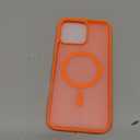 SUPFINE Magnetic for iPhone 16 Pro Max Case (Compatible with MagSafe) (Military Grade Drop Protection) Slim Translucent Matte Shockproof with Anti-Fingerprint Phone Case,Orange