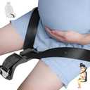 Cushion Bump Strap- Seat Adjuster for Mother-Prevent The Abdomen from Stress.Easy Install