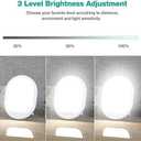 UV-Free 10000 Lux Daylight Lamp - Touch Control with 3 Brightness Levels & 4 Timer Functions, Large Surface & Rotatable Stand for Home/Office